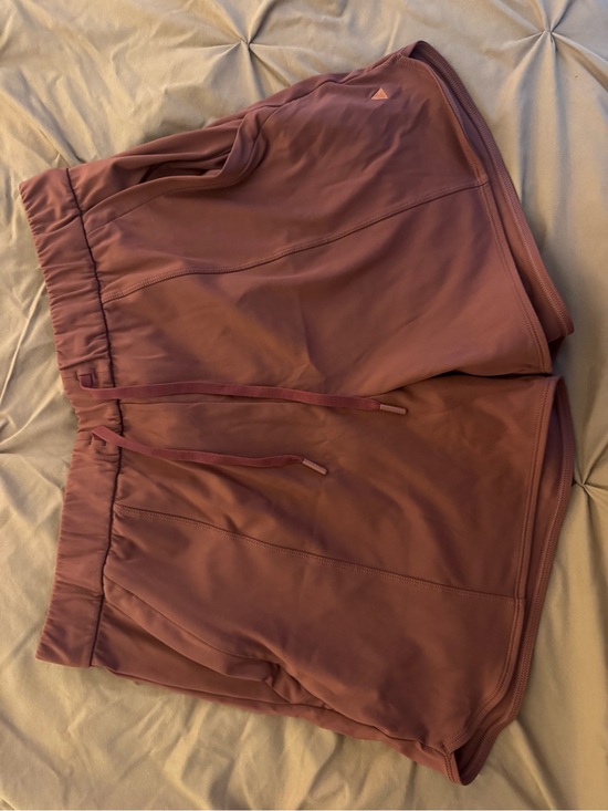 Vitality Pants - Women's Athletic Shorts in Cinnamon with Drawstring Waist